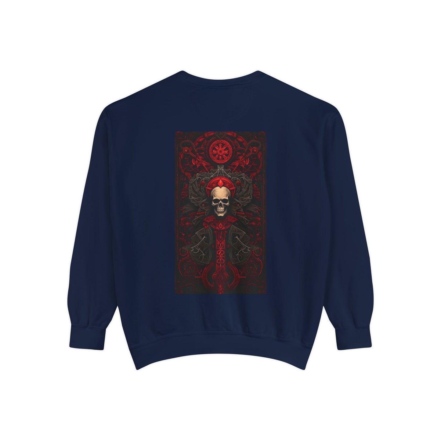 Red Gate Lock Unisex Garment-Dyed Sweatshirt