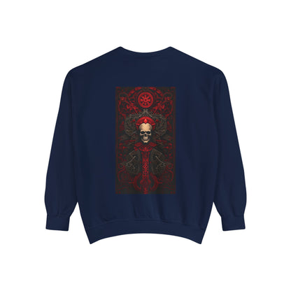 Red Gate Lock Unisex Garment-Dyed Sweatshirt