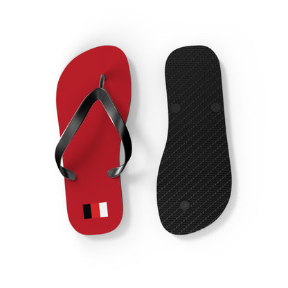 SNOBkill Unisex Flip Flops [Red Edition]