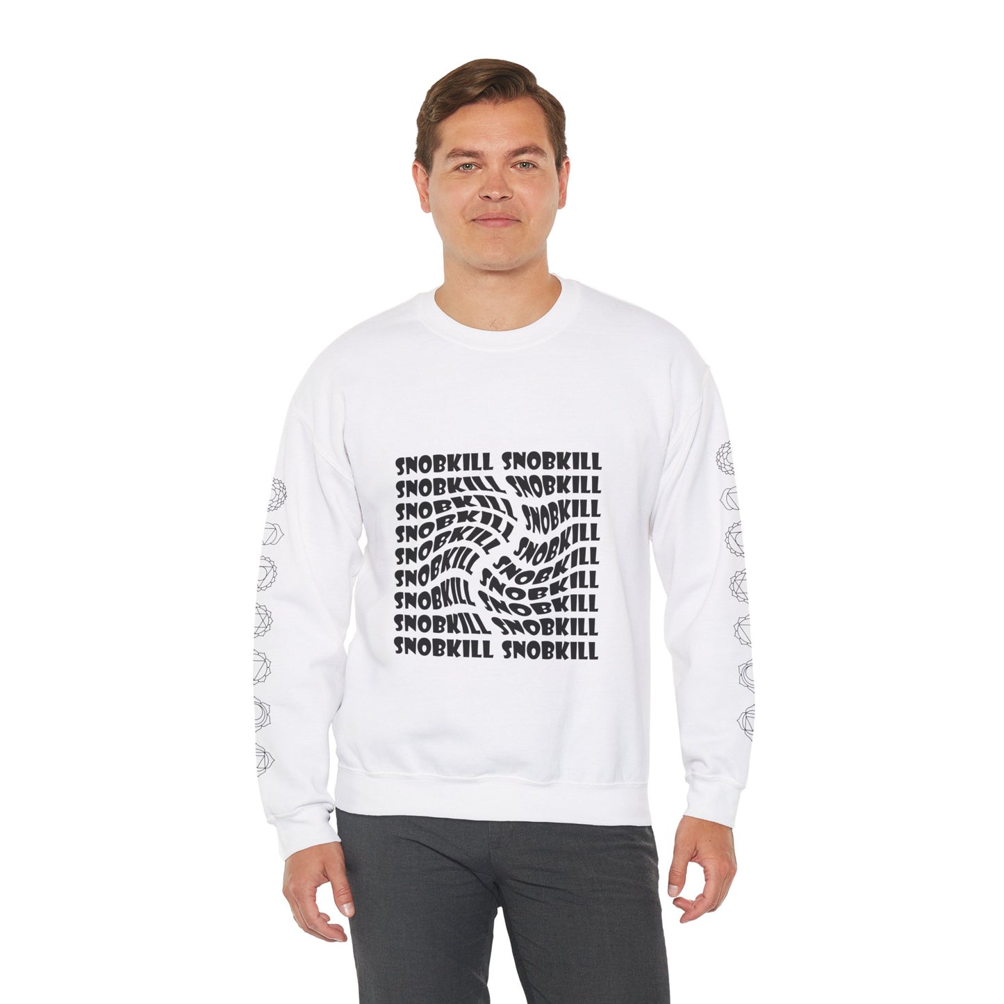 Weapon=Peace Unisex Heavy Blend™ Crewneck Sweatshirt