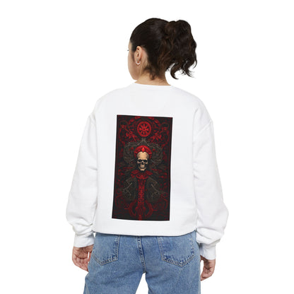 Red Gate Lock Unisex Garment-Dyed Sweatshirt