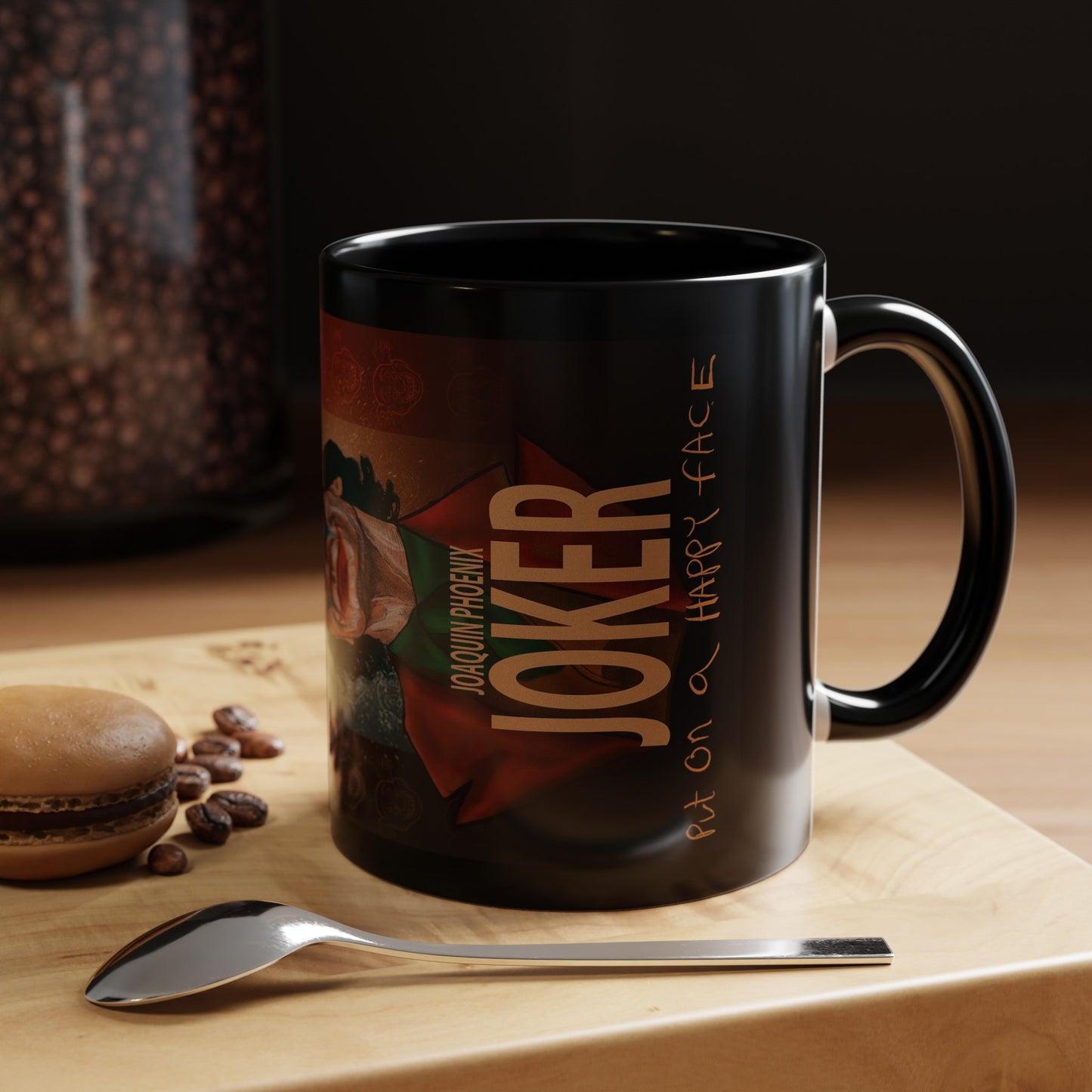 Joker Joaquin Phoenix Accent Coffee Mug, 11oz