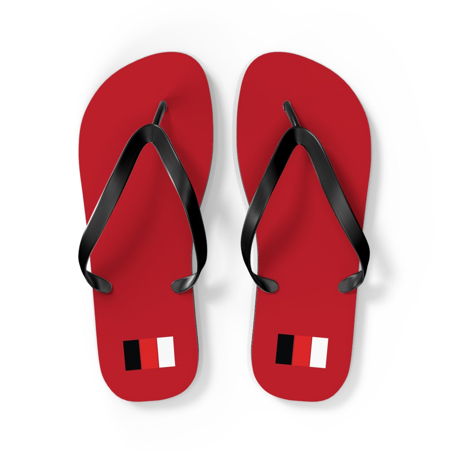 SNOBkill Unisex Flip Flops [Red Edition]