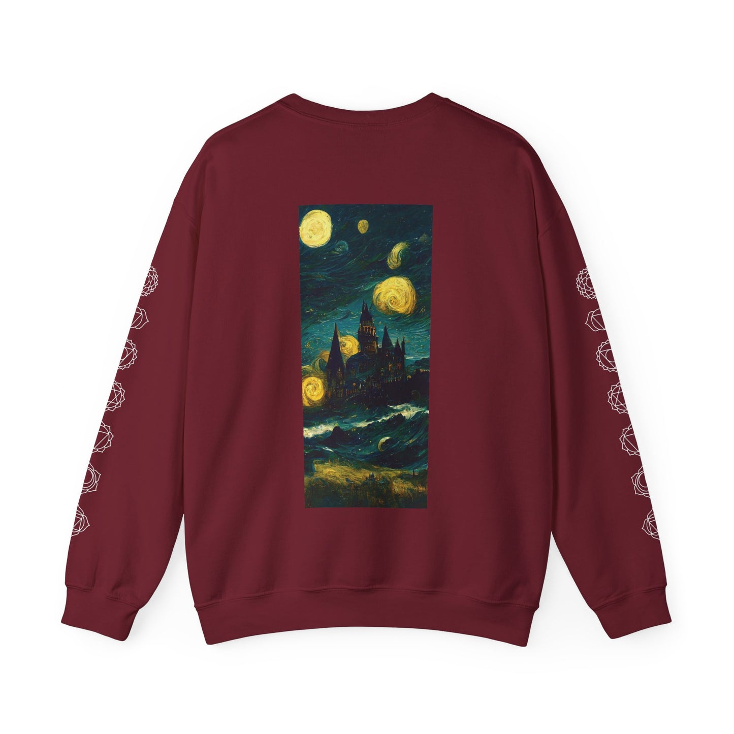 Starry Night Hogwarts Unisex Heavy Blend™ Crewneck Sweatshirt