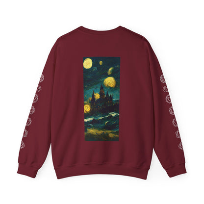 Starry Night Hogwarts Unisex Heavy Blend™ Crewneck Sweatshirt