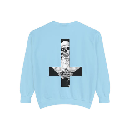 Nun Skull [1st Edition] Unisex Garment-Dyed Sweatshirt