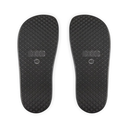 SNOBkill Men's PU Slide Sandals [Black Strap Edition]