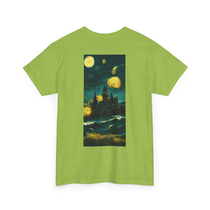 Starry Night Hogwarts Unisex Heavy Cotton Tee