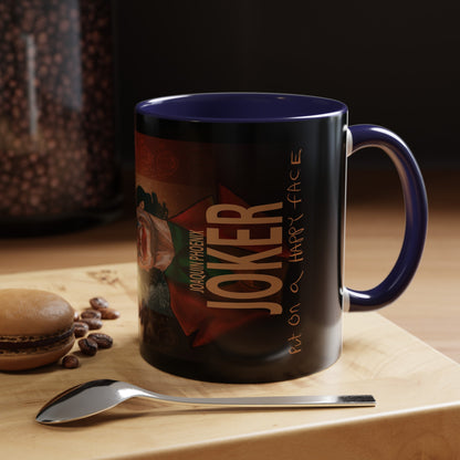 Joker Joaquin Phoenix Accent Coffee Mug, 11oz