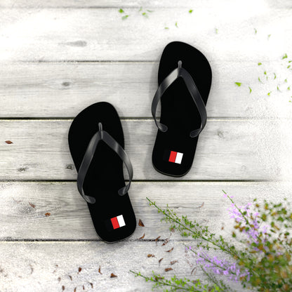 SNOBkill Unisex Flip Flops [Black Edition]