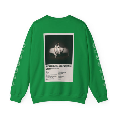 WHEN WE ALL FALL ASLEEP, WHERE DO WE GO? by Billie Eilish - 2019 Unisex Heavy Blend™ Crewneck Sweatshirt