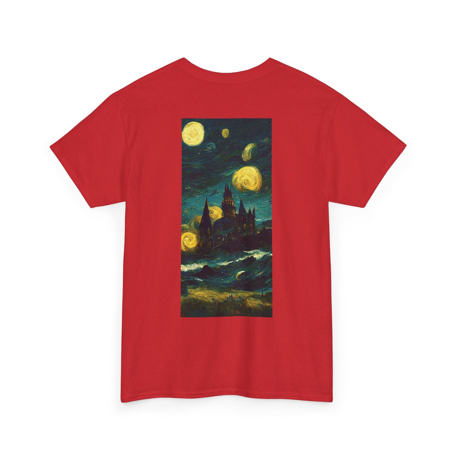 Starry Night Hogwarts Unisex Heavy Cotton Tee