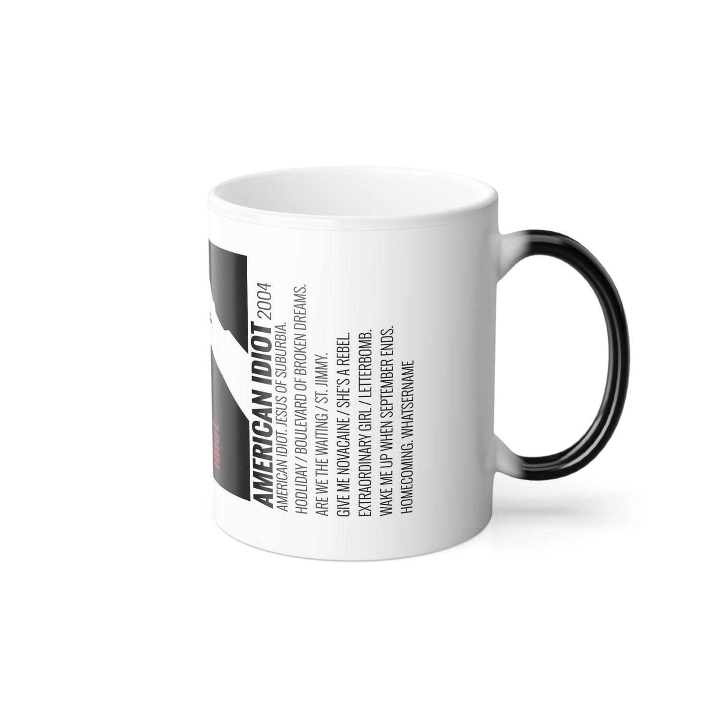 American Idiot by Green Day - 2004 Color Morphing Mug, 11oz