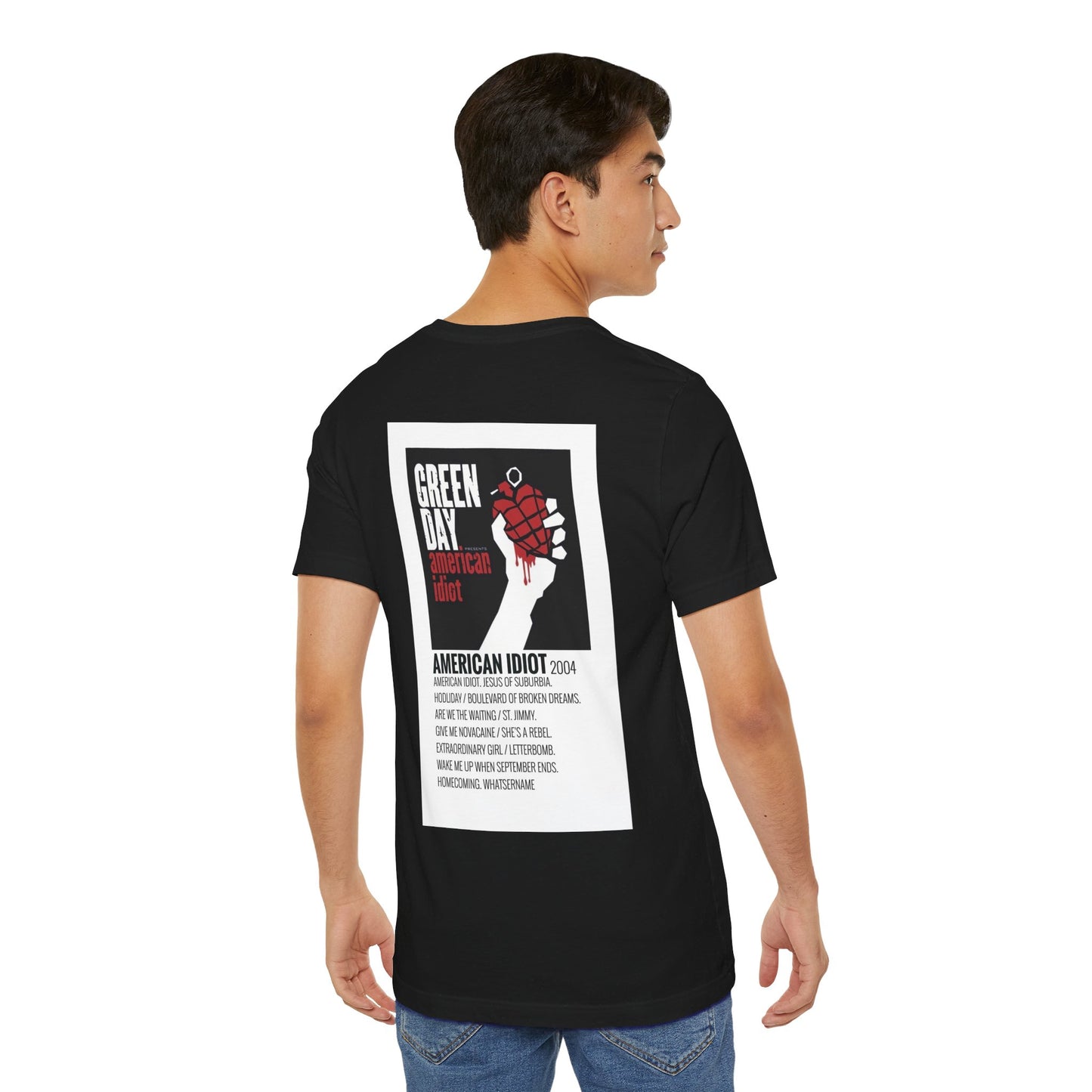 American Idiot by Green Day - 2004 Unisex Jersey Short Sleeve Tee